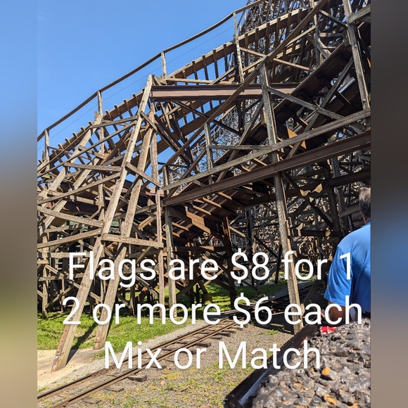 2/$12 - Santa Flamingo on the Beach Garden Flag - Picture 3 of 4